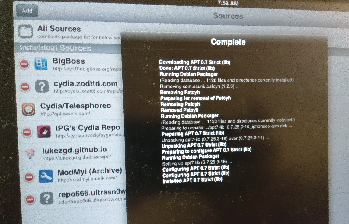 APT 0.7 Strict 実行画面